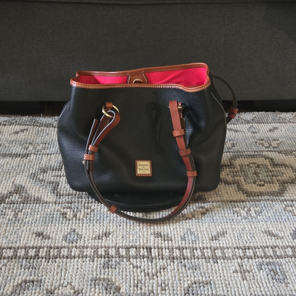 Dooney & Bourke Black and Pink Women's Bag
